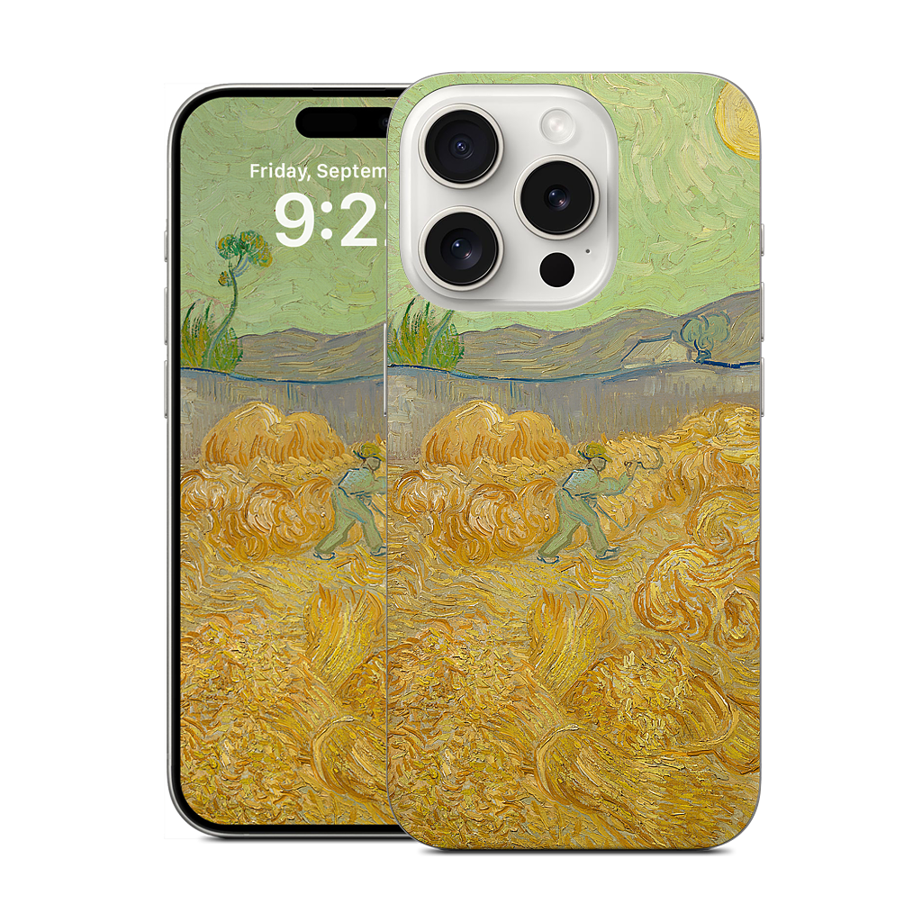 Wheatfield with a Reaper iPhone Skin