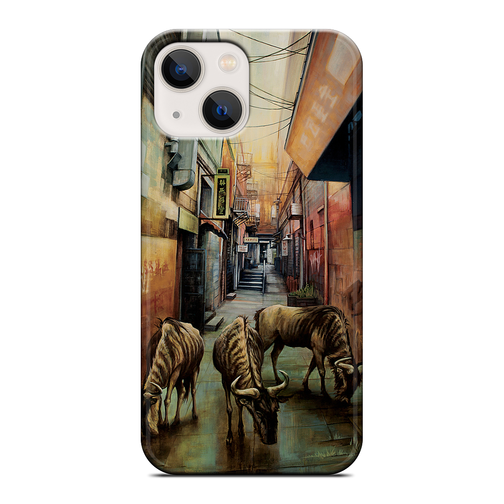 "Street of Three Beasts" -Levinson iPhone Case