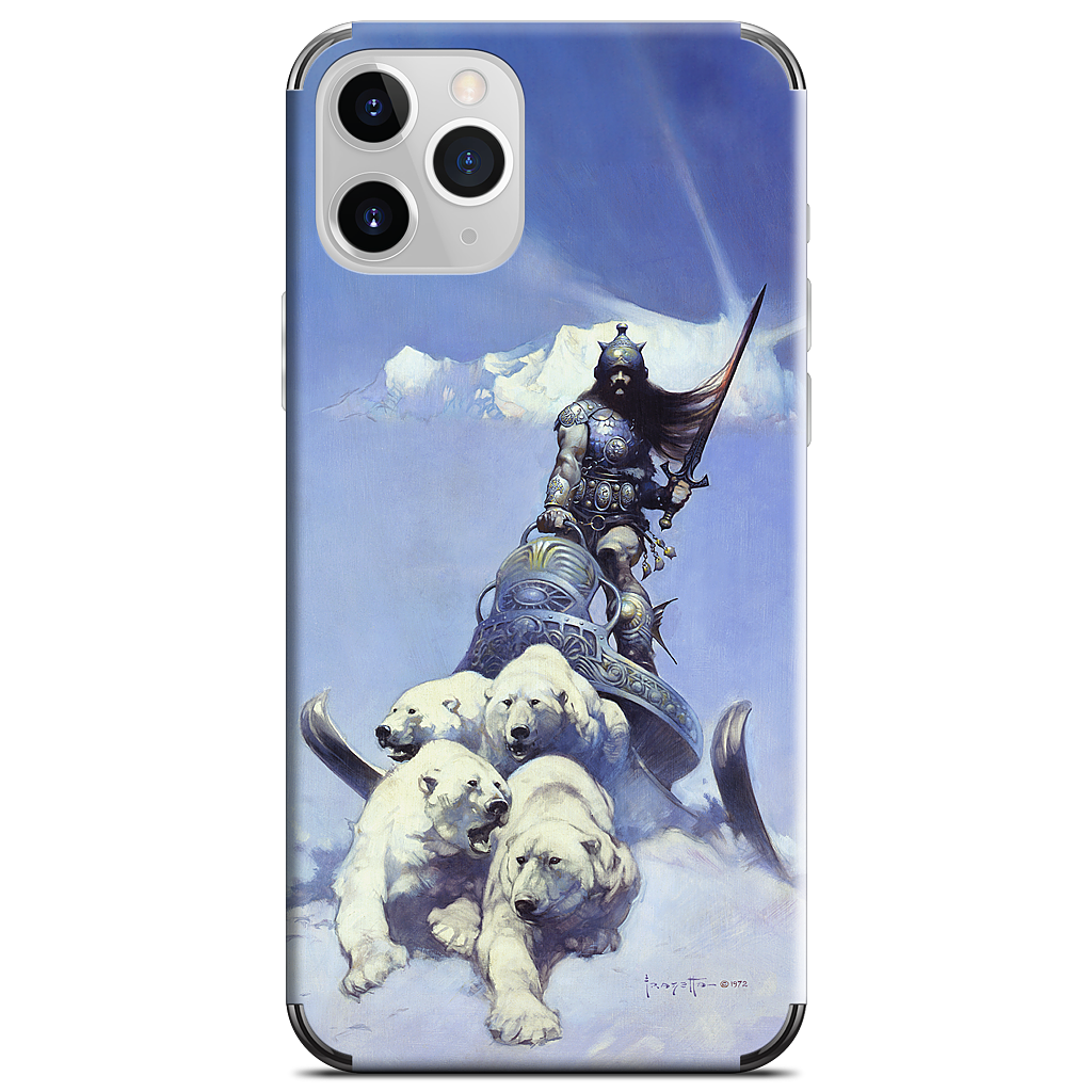 Silver Warrior iPhone Skin