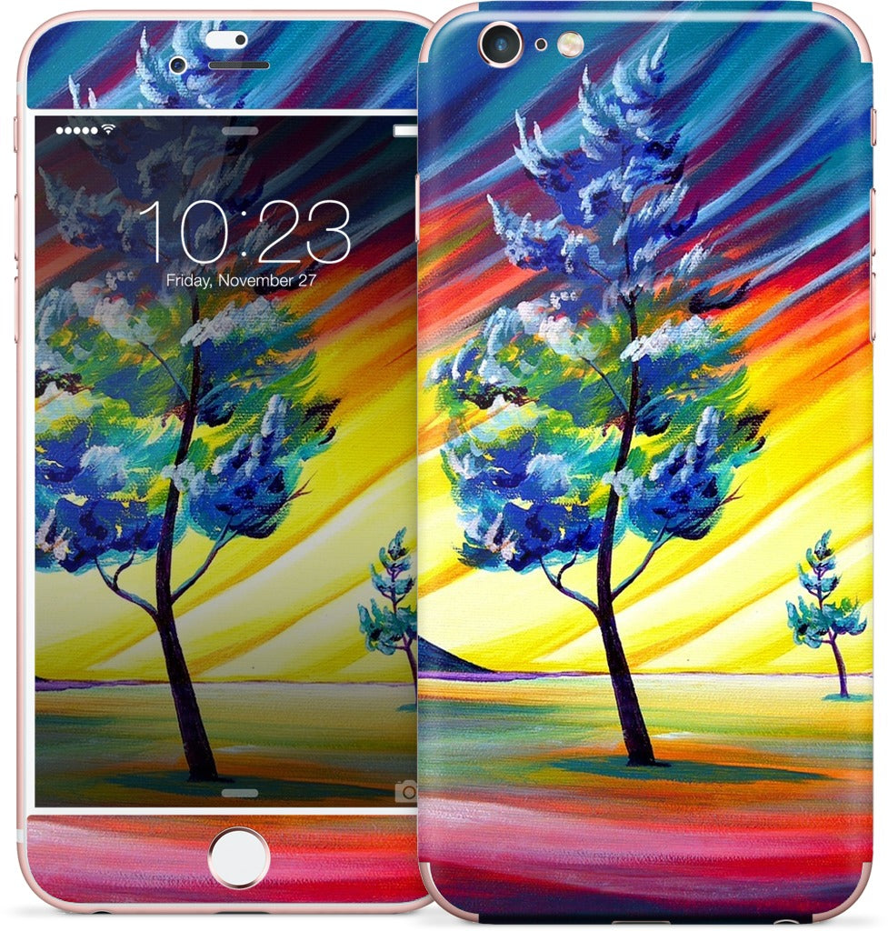 Thick Frost Sunset Glow iPhone Skin