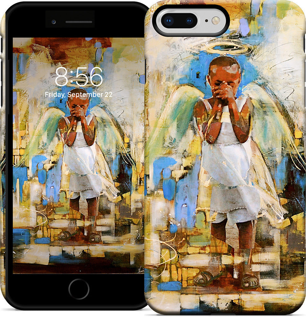 Shy Angel iPhone Case