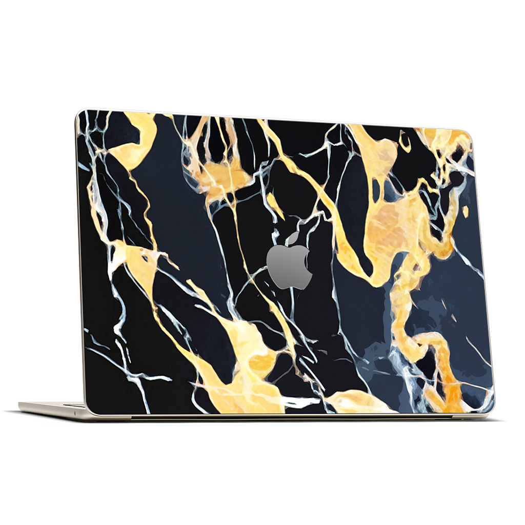 Black Marble MacBook Skin