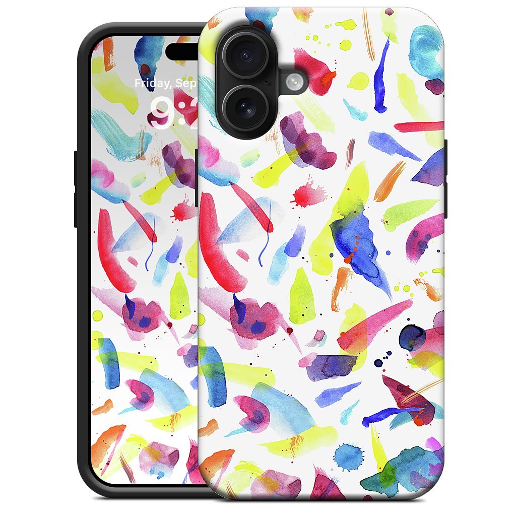Watercolor Summer Brushstrokes iPhone Case