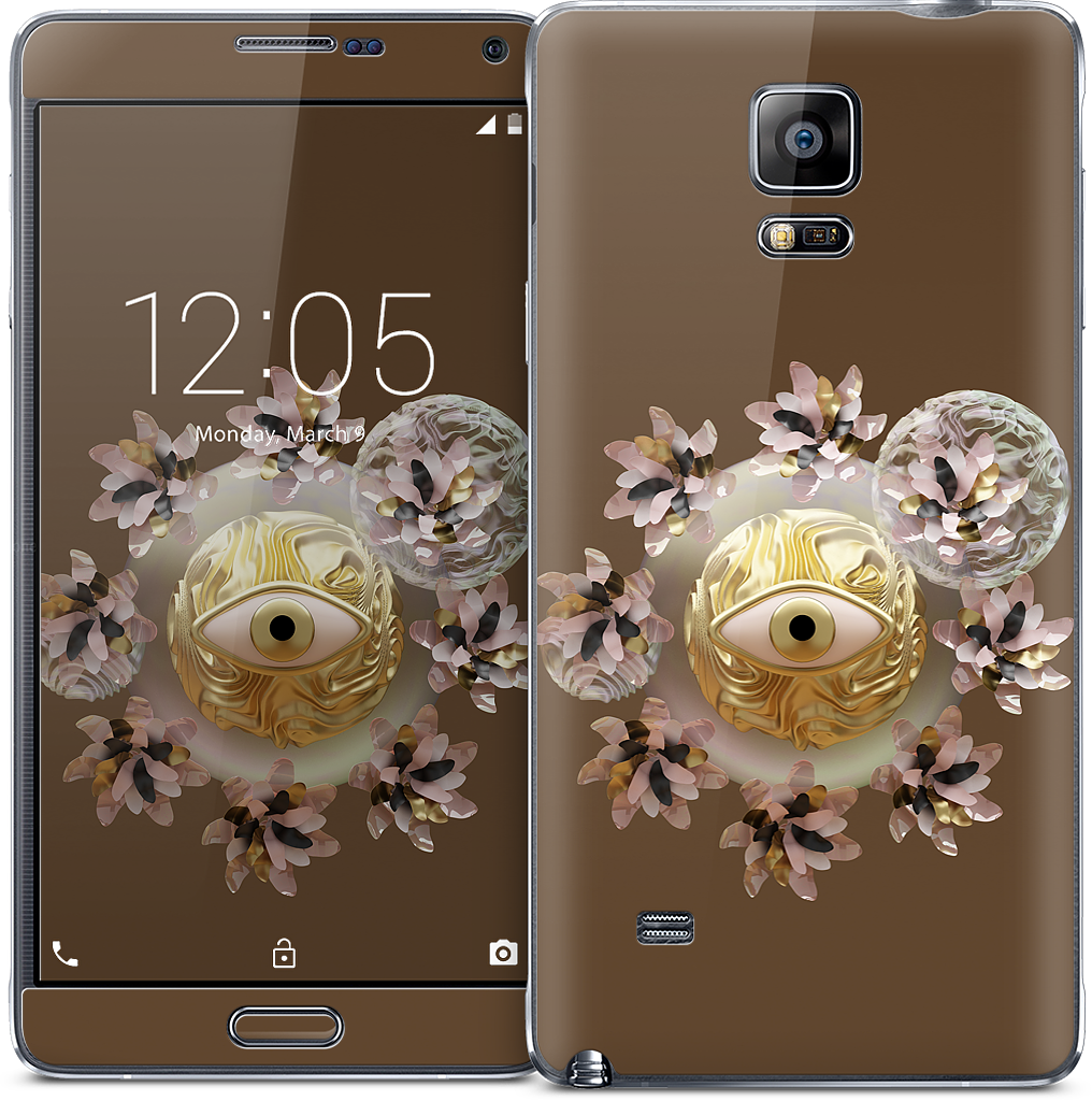 Golden Flowers Samsung Skin