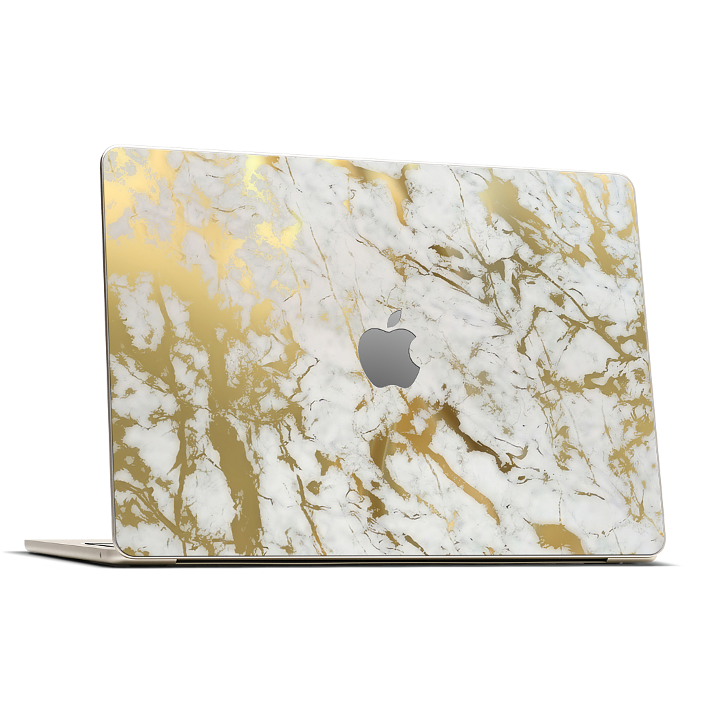 Gold Marble MacBook Skin