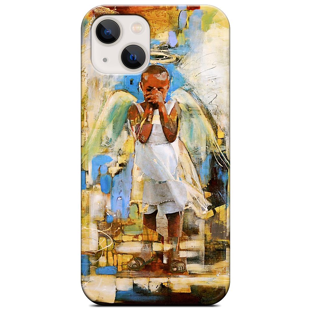 Shy Angel iPhone Case