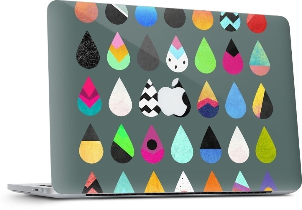 Colorful Rain MacBook Skin
