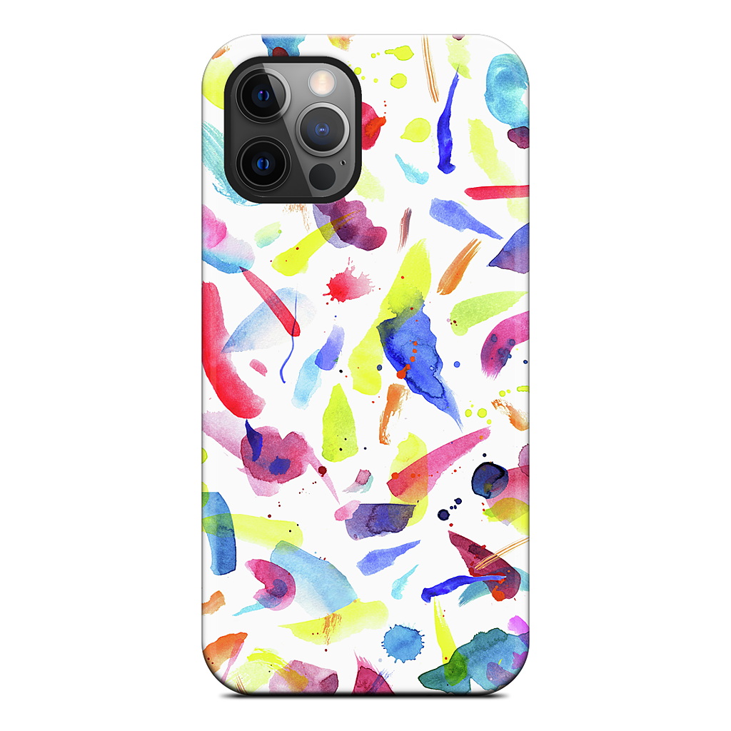 Watercolor Summer Brushstrokes iPhone Case
