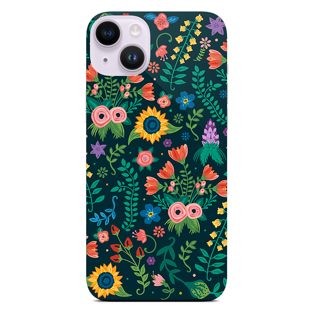 Floral Heart iPhone Skin