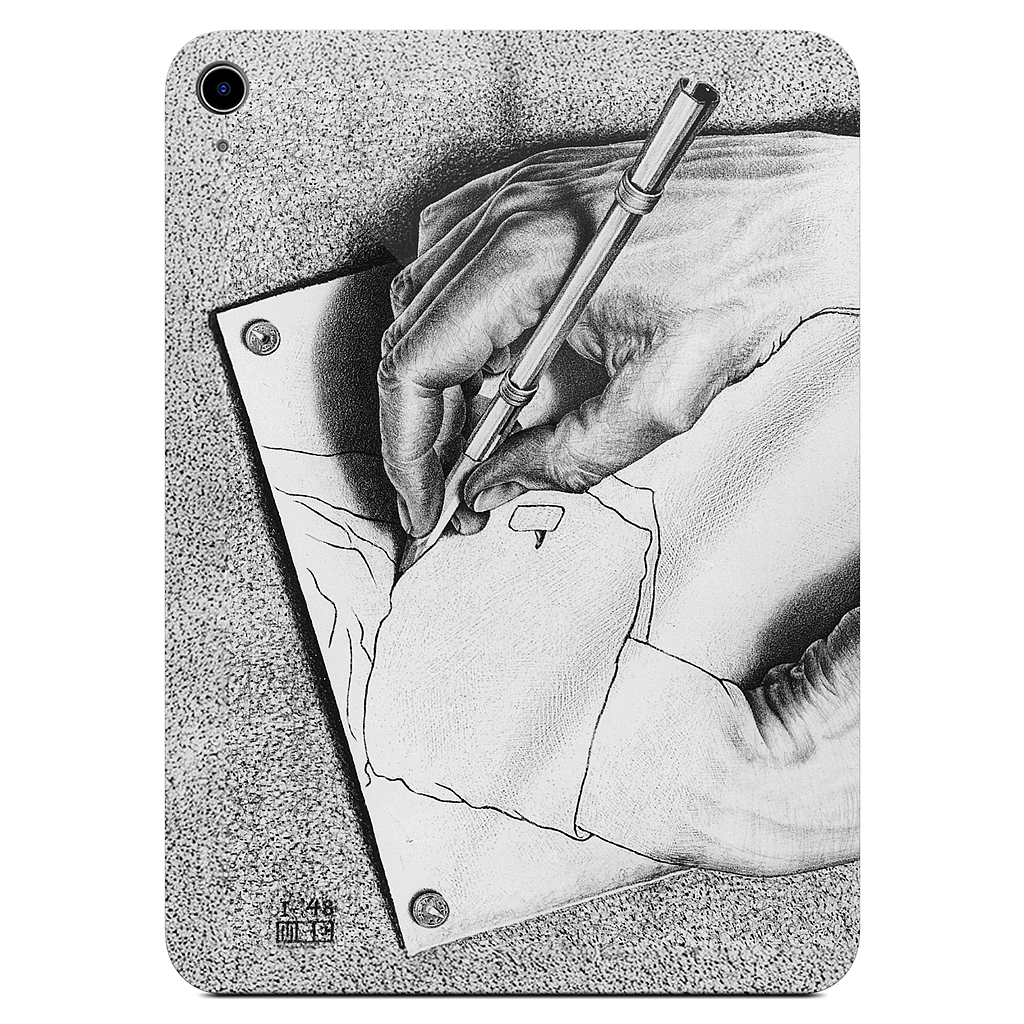 Drawing Hands iPad Skin