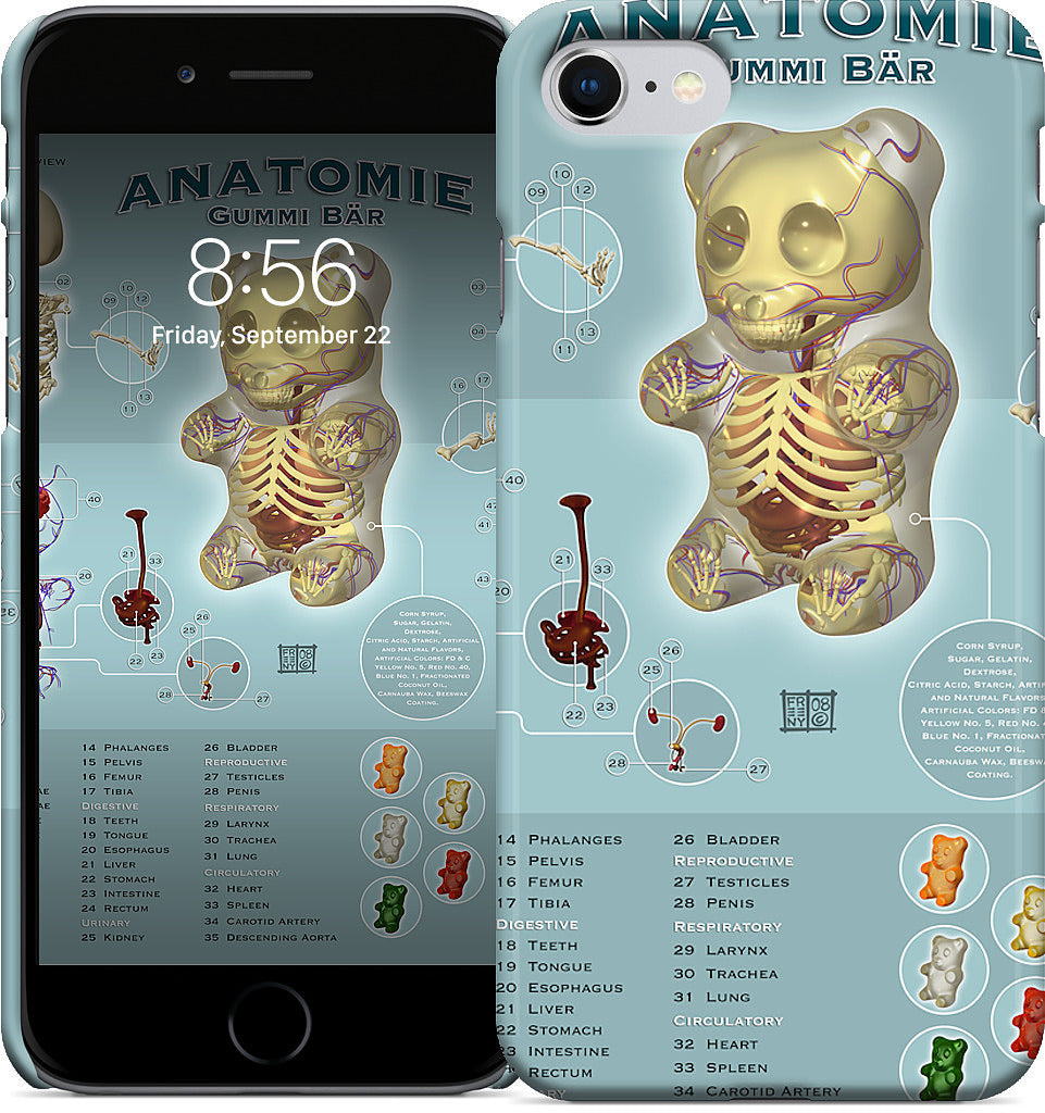 Gummi Anatomie iPhone Case
