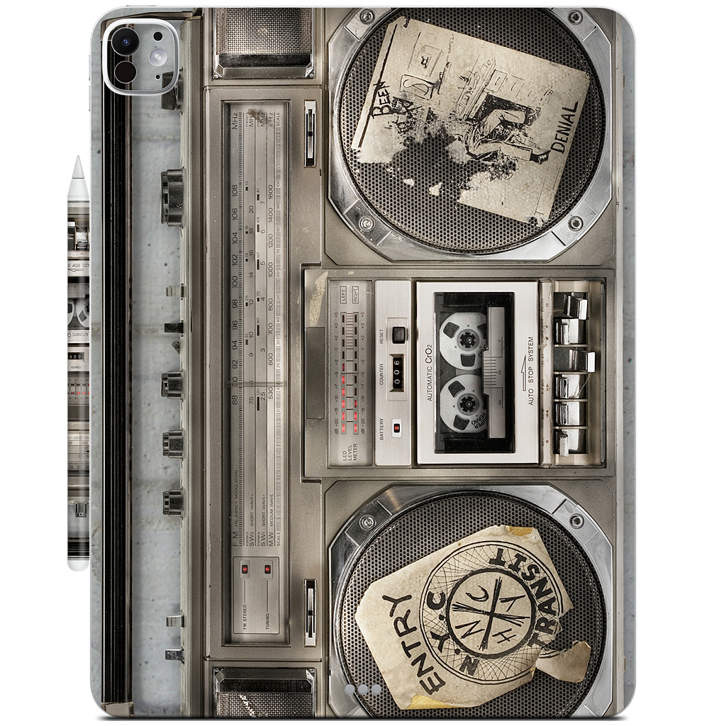Boombox II iPad Skin