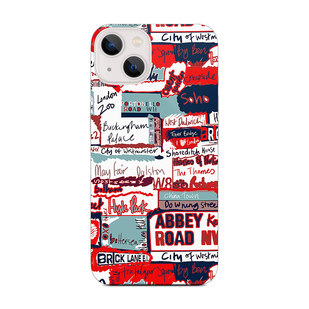 London Words iPhone Skin