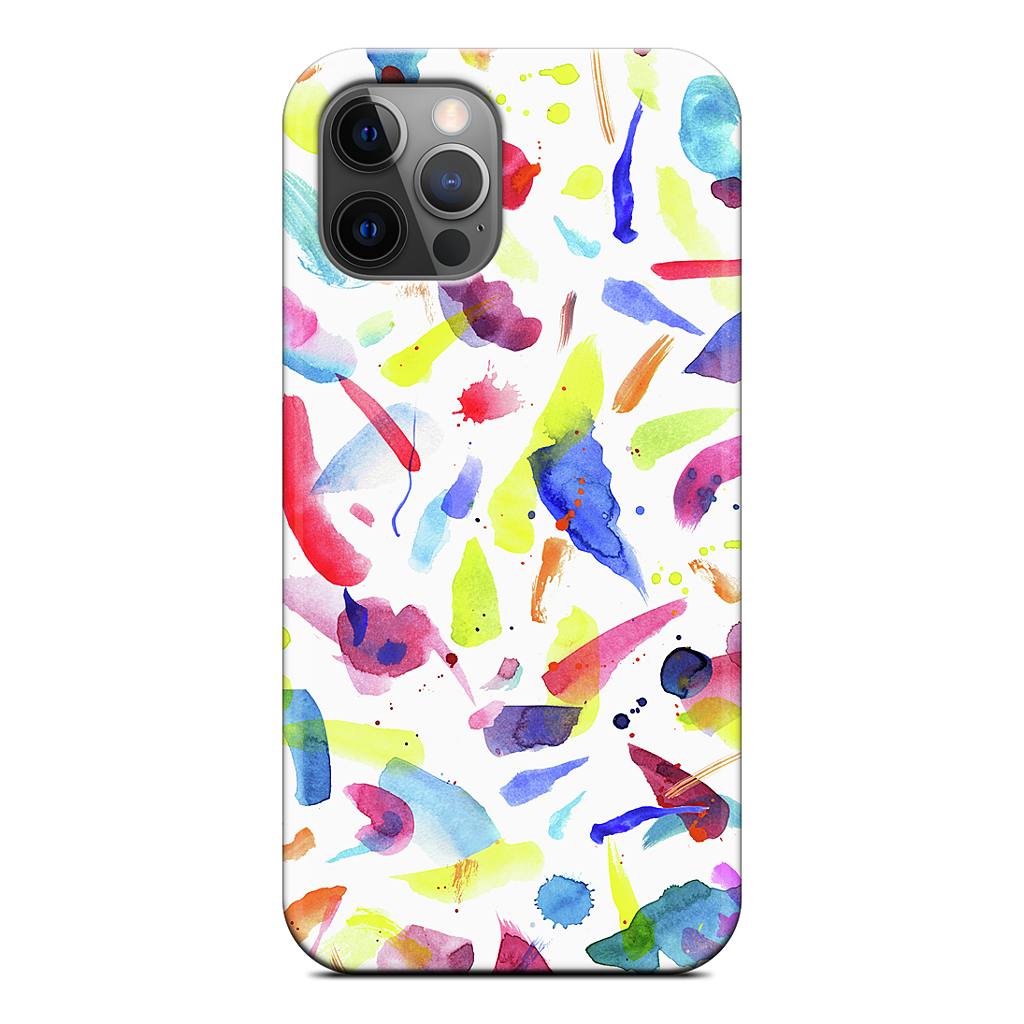 Watercolor Summer Brushstrokes iPhone Case
