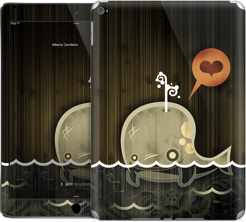 The Enamored Whale iPad Skin