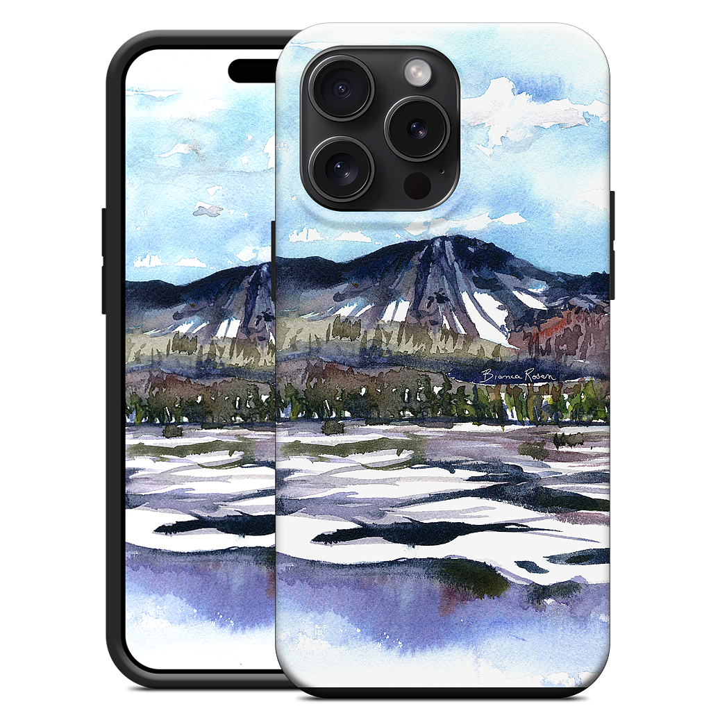 Ski Mountain iPhone Case