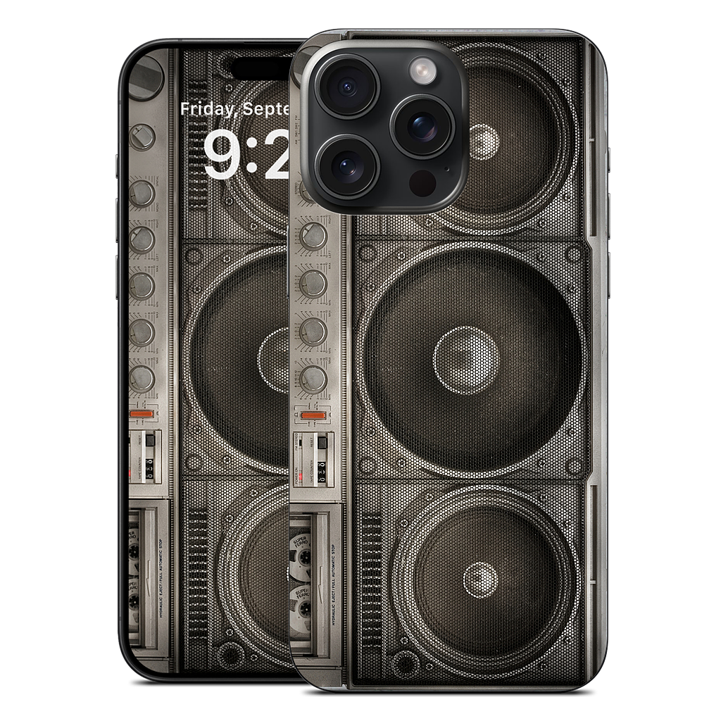 Boombox iPhone Skin