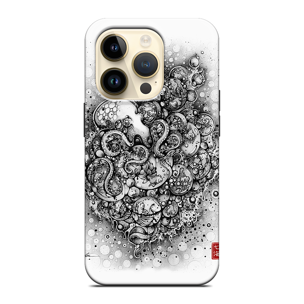A Curious Embrace iPhone Case