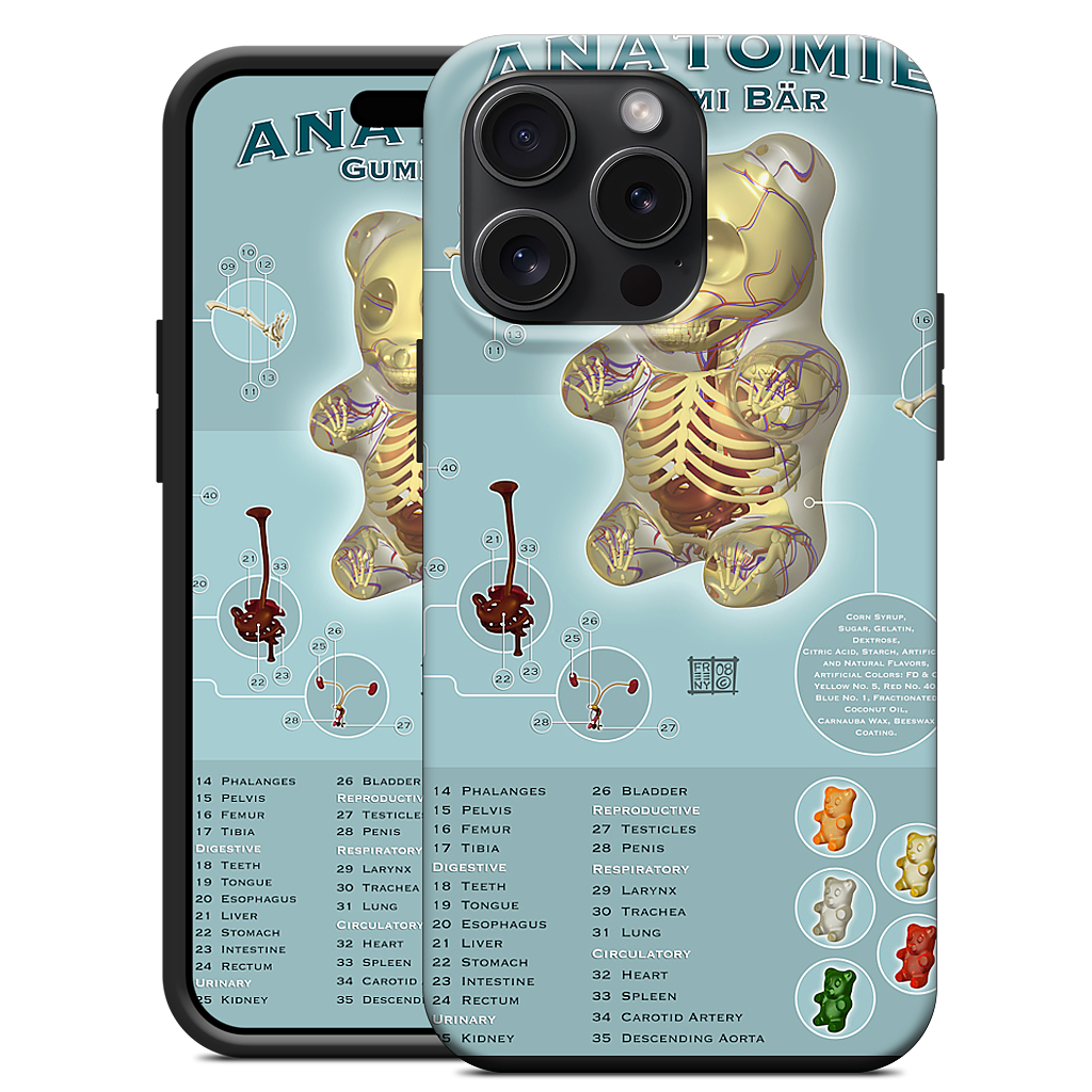 Gummi Anatomie iPhone Case