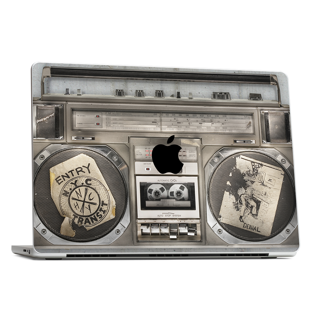 Boombox II MacBook Skin