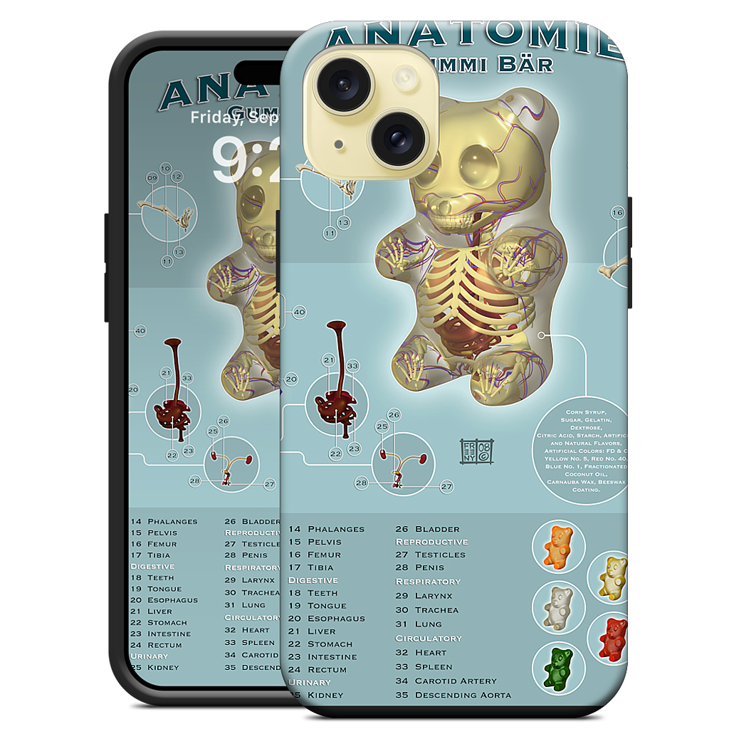Gummi Anatomie iPhone Case