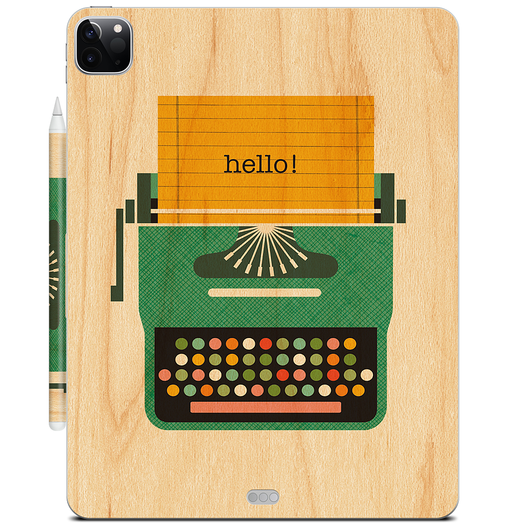 Typewriter iPad Skin