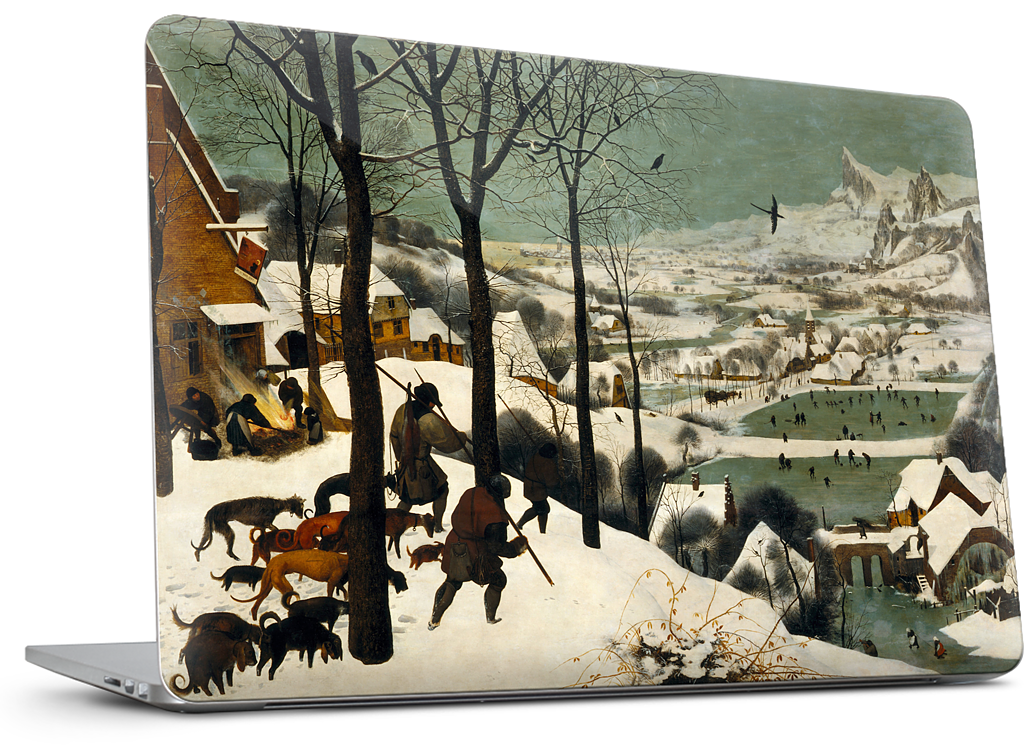 Hunters in the Snow MacBook Skin
