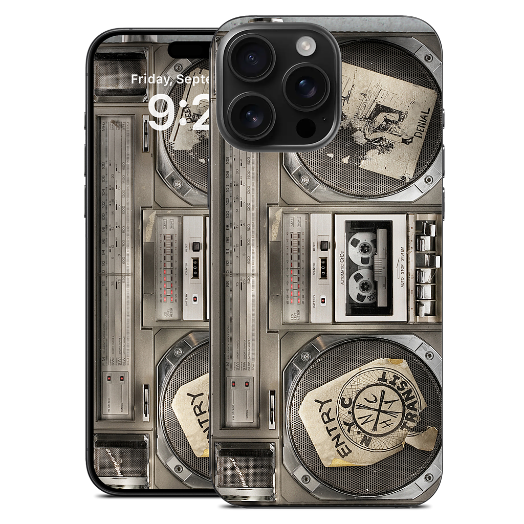 Boombox II iPhone Skin