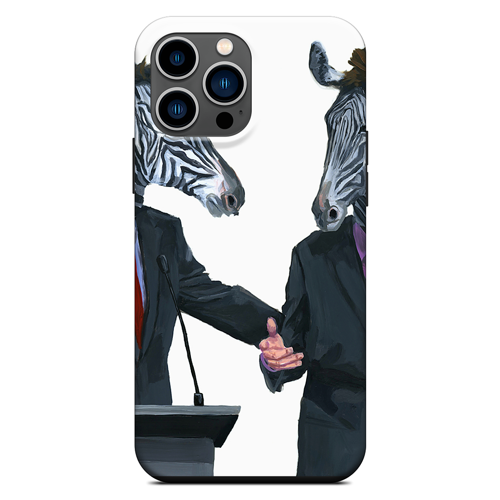Education, The Commerce And Let's See... iPhone Case