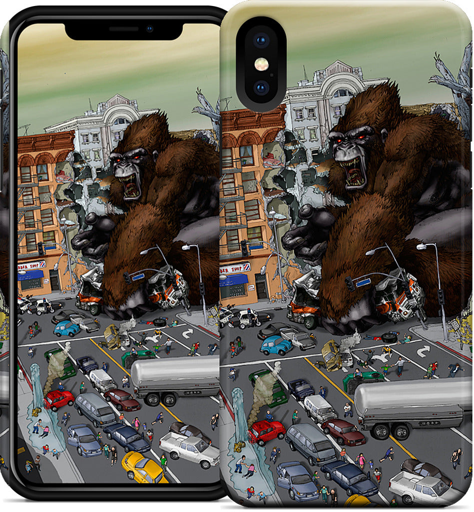 War Of The Monsters iPhone Case