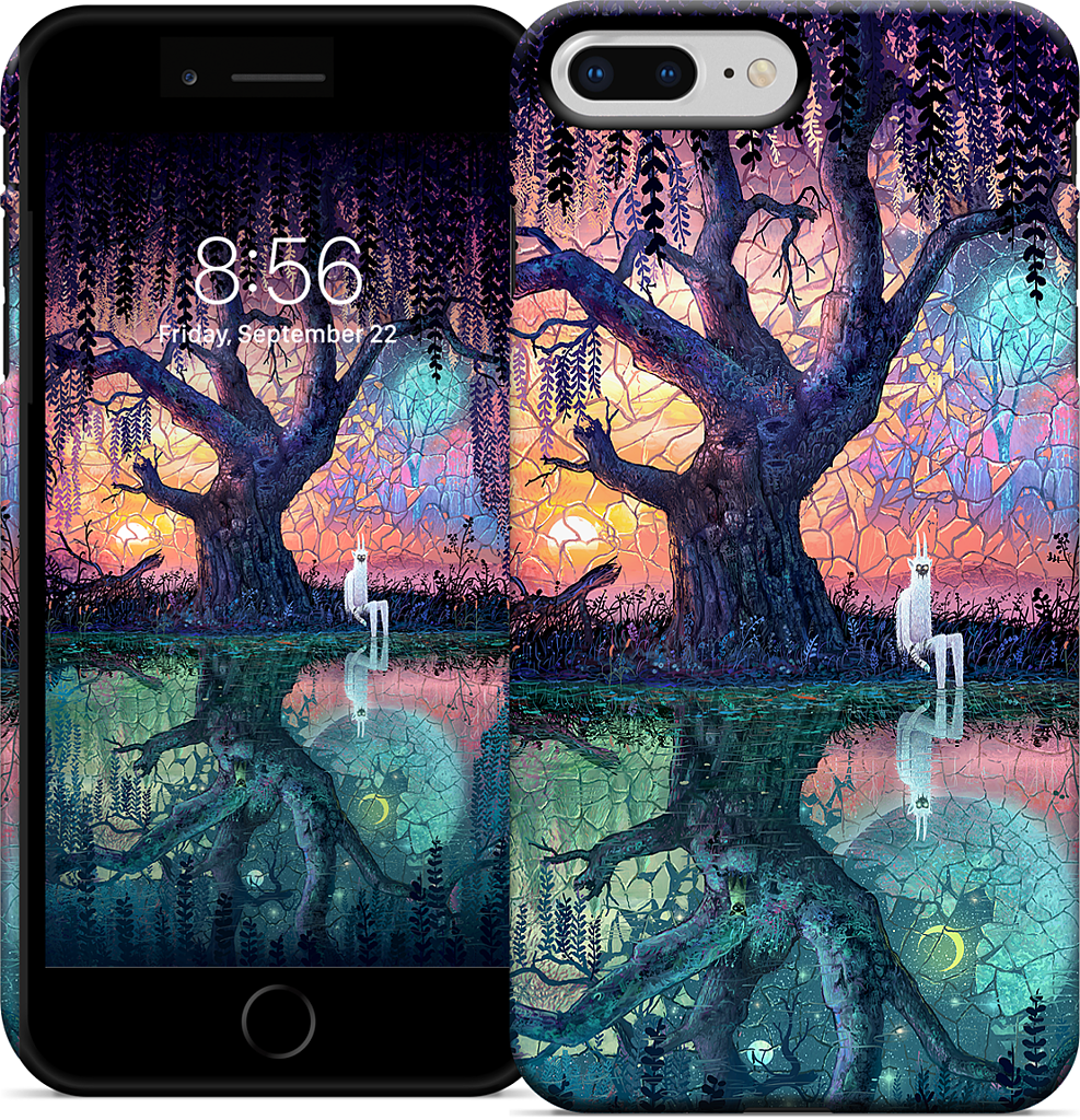 On the Banks of Broken Worlds iPhone Case