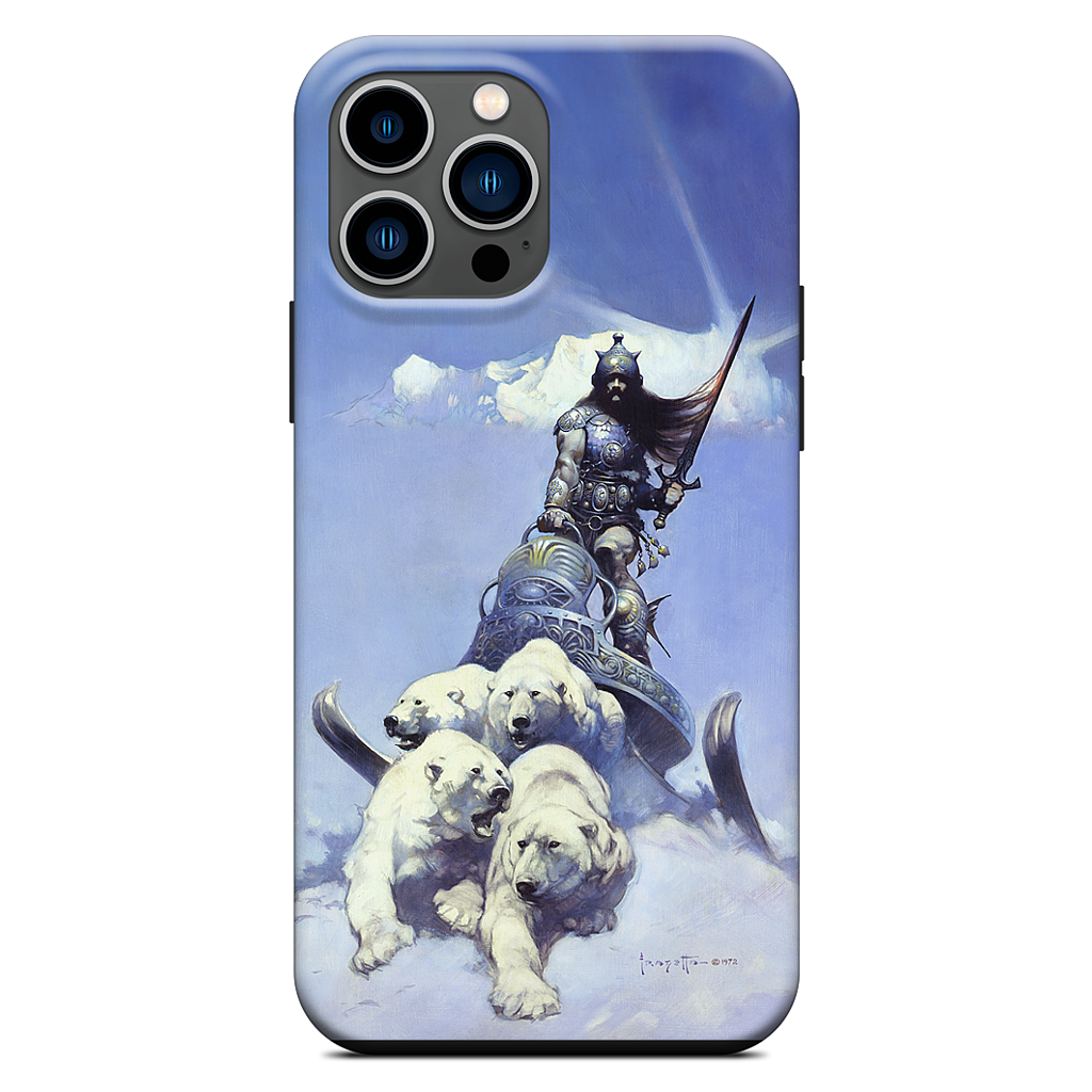 Silver Warrior iPhone Case