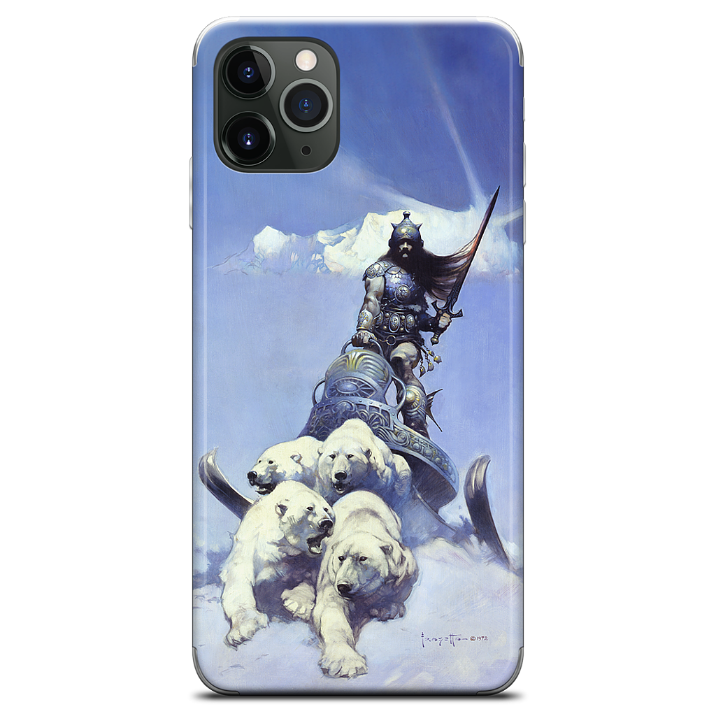 Silver Warrior iPhone Skin