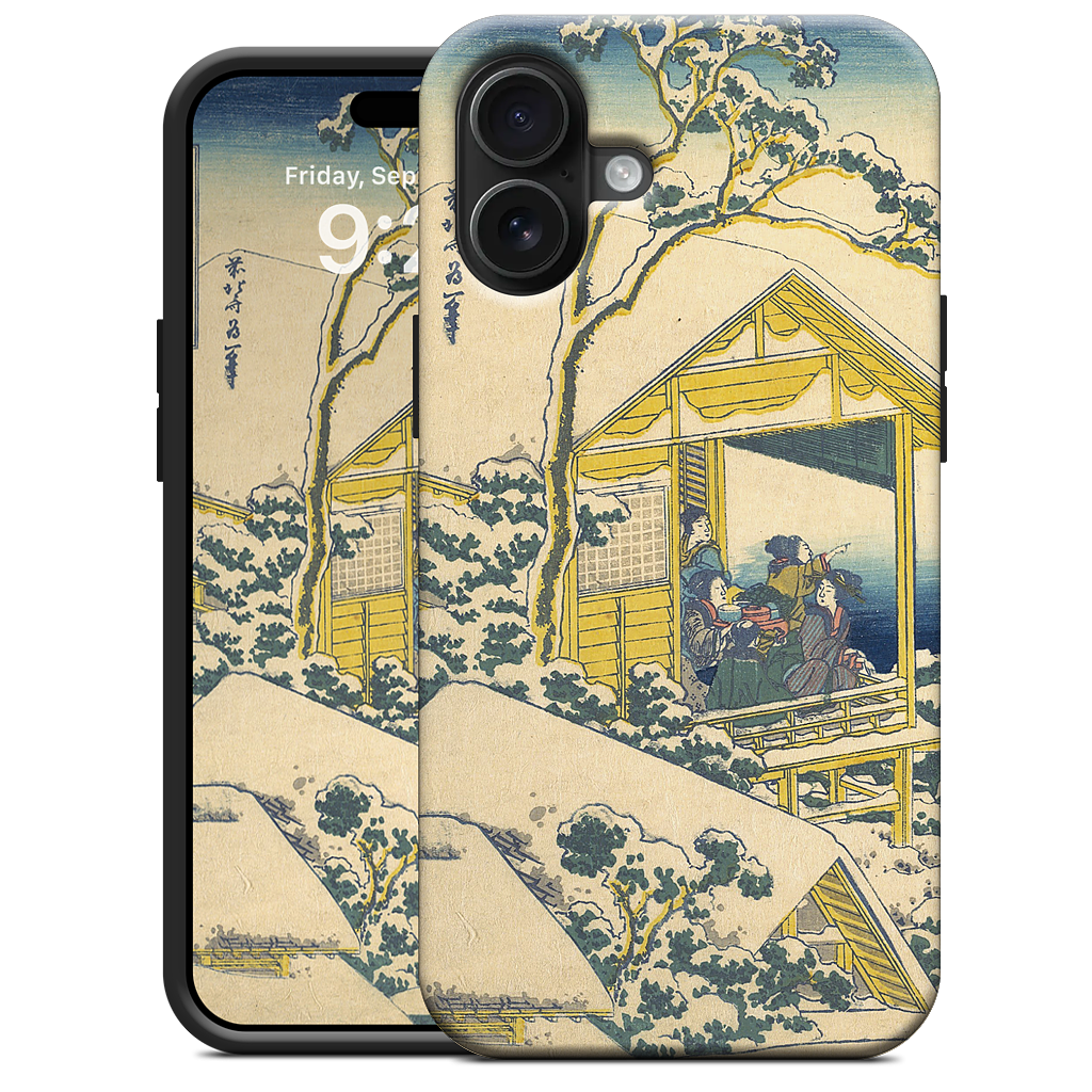 Morning After the Snow at Koishikawa in Edo (Koishikawa yuki no ashita) iPhone Case