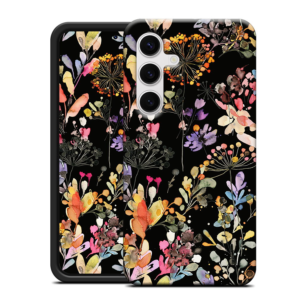 Wild Grasses (Black) Samsung Case