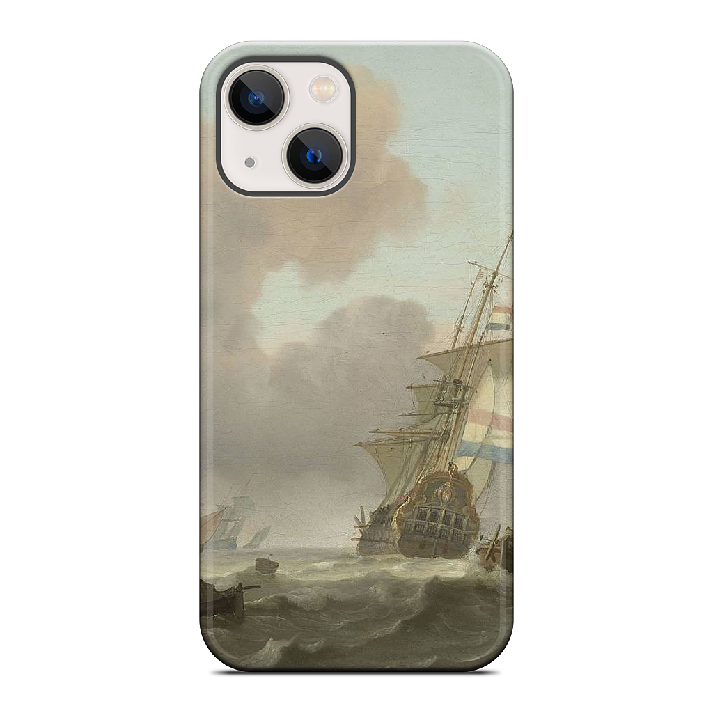 Ships in Choppy Sea iPhone Case