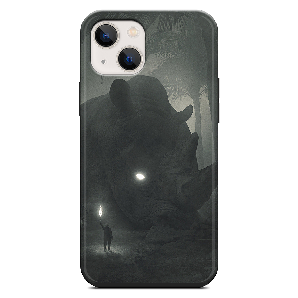 Face of Fear iPhone Case