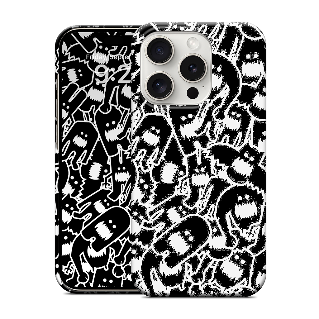 Monster Collage 2 iPhone Case