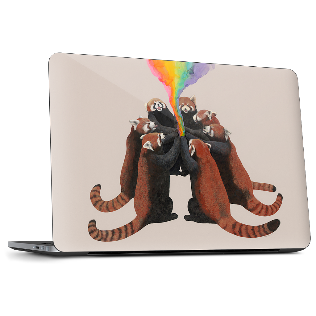 Red Pandas Dell Laptop Skin