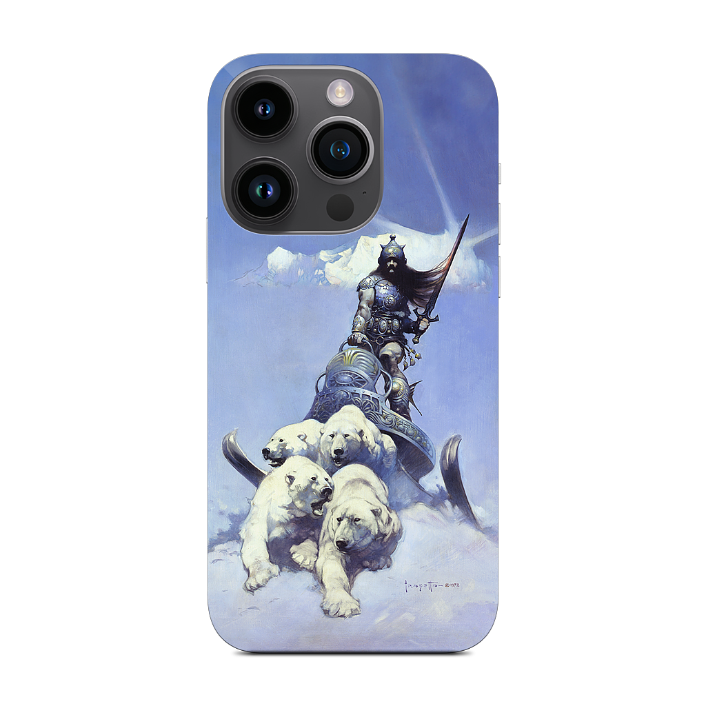 Silver Warrior iPhone Skin