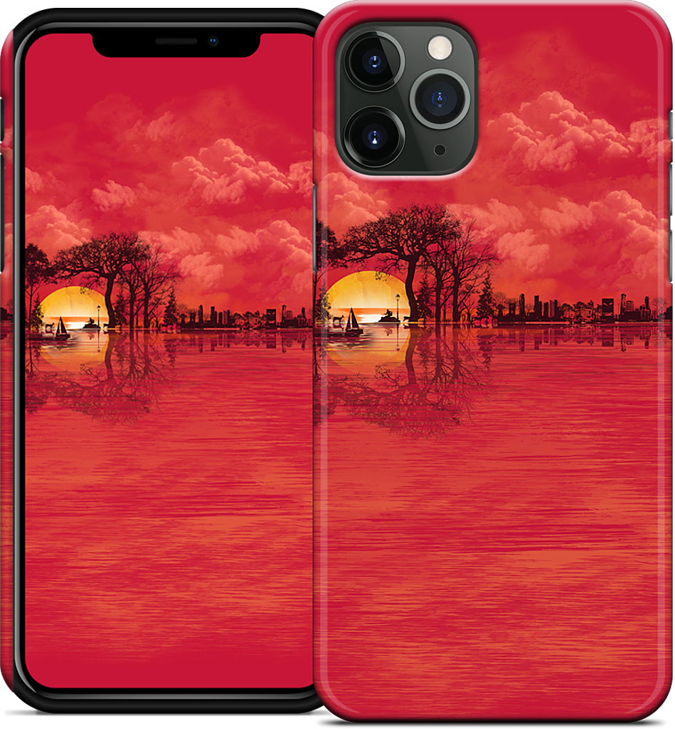 Musical Sunset iPhone Case