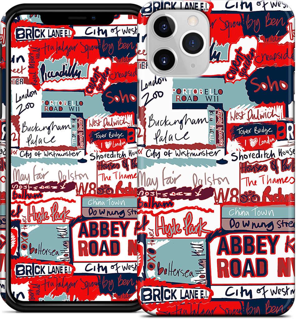 London Words iPhone Case