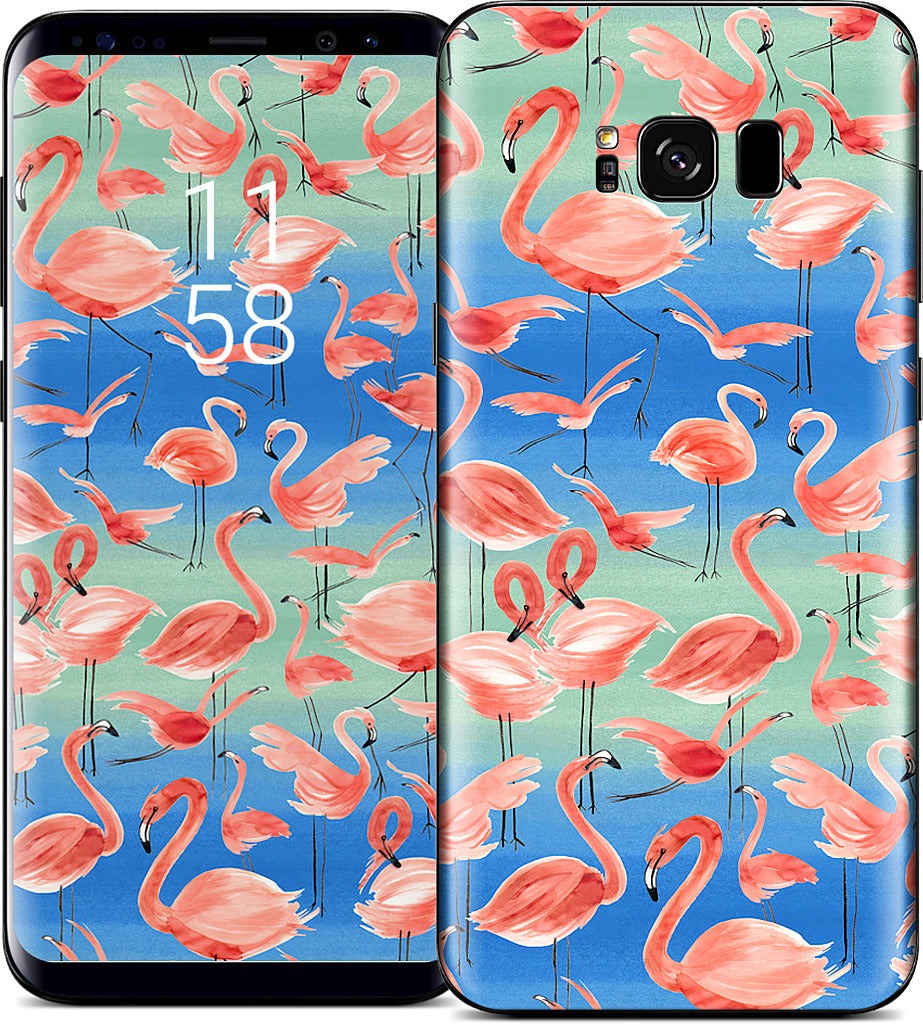 Flamingos Samsung Skin