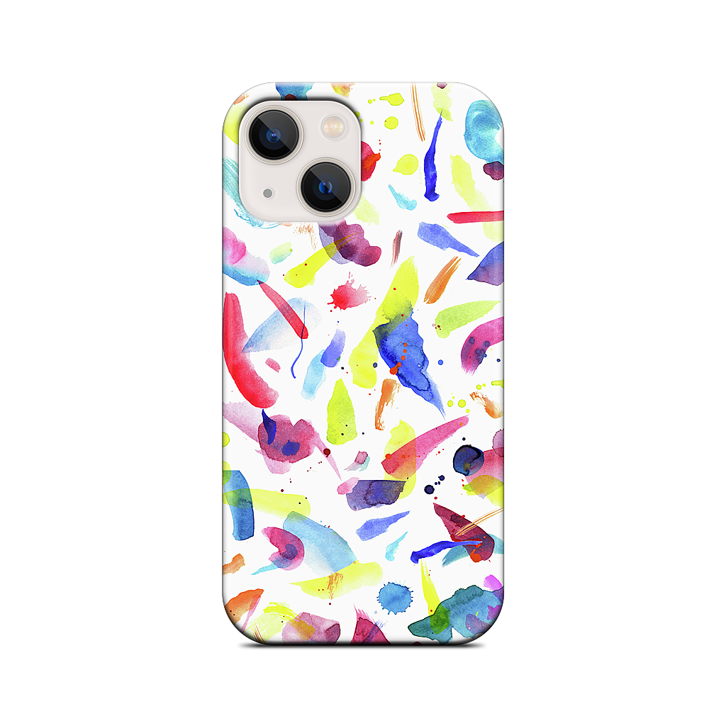 Watercolor Summer Brushstrokes iPhone Case