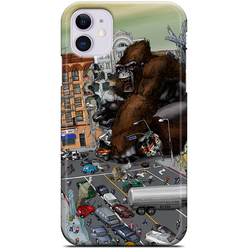 War Of The Monsters iPhone Case