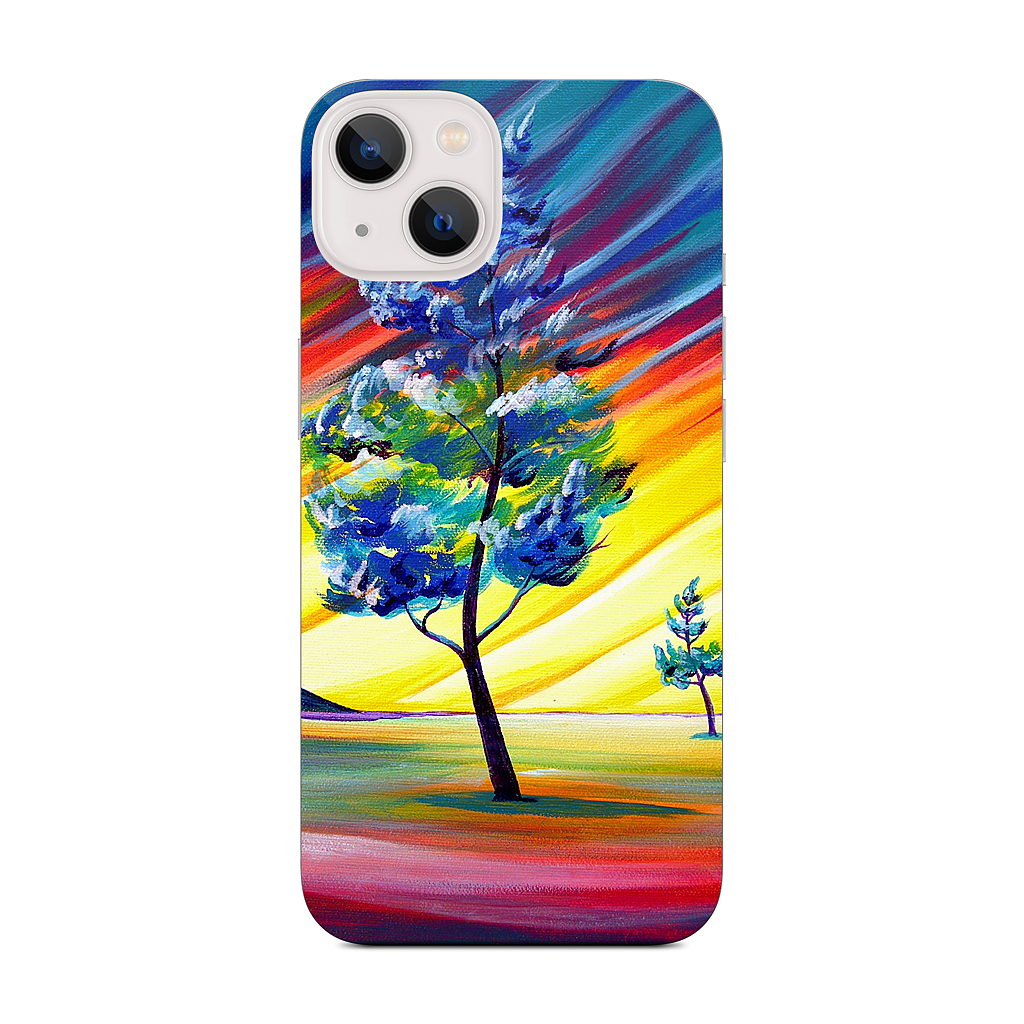 Thick Frost Sunset Glow iPhone Skin