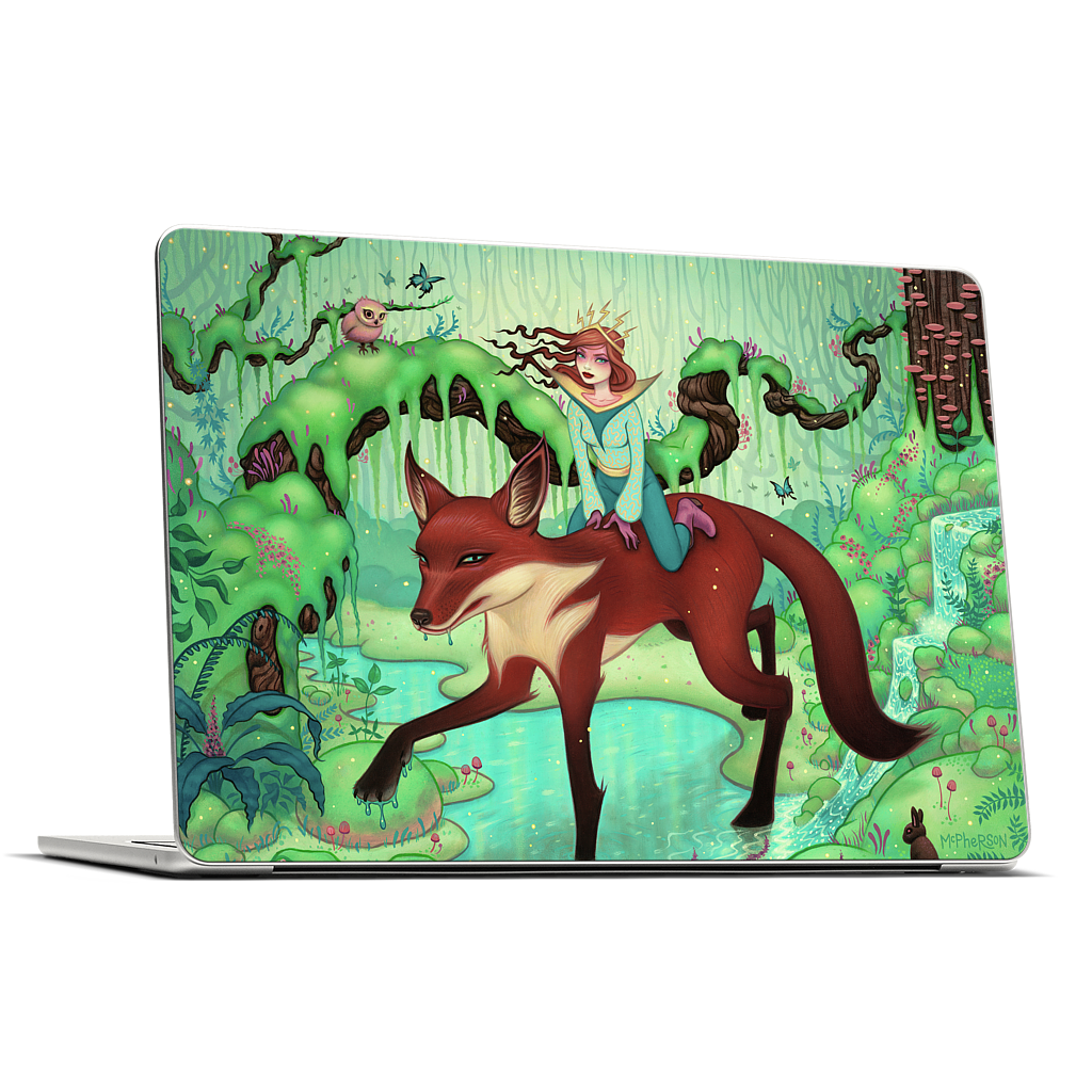 The Fox's Respite MacBook Skin