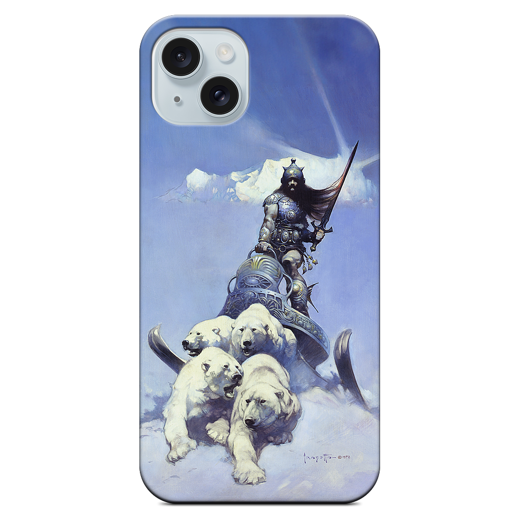 Silver Warrior iPhone Case