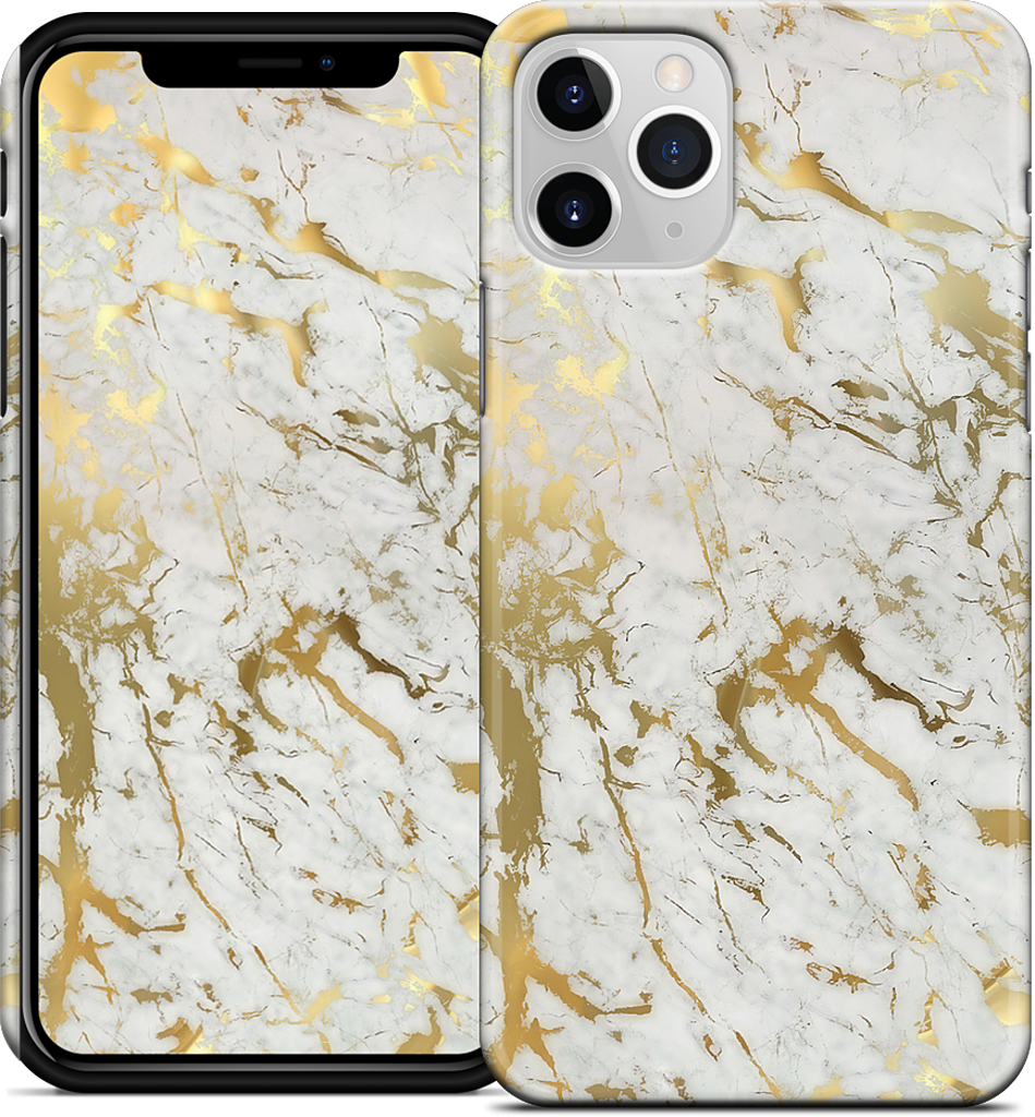 Gold Marble iPhone Case