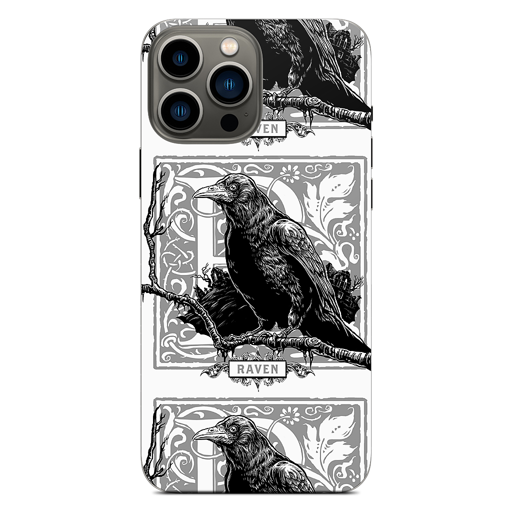 R Is For Raven iPhone Skin